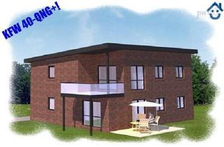 Wohnung kaufen in 26605 Aurich, hochwertige 3-Zimmer-Erdgeschosswohnung in Aurich-Extum! KFW-40-QNG+