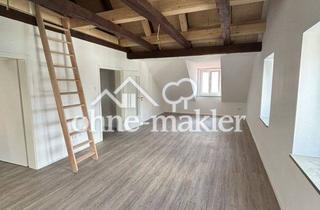 Wohnung mieten in 86529 Schrobenhausen, Dachgeschosswohnung mit Sichtdachstuhl–Erstbezug nach Sanierung in zentraler Lage von Schrobenhausen