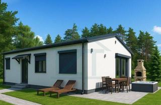 Haus kaufen in 07607 Eisenberg, Moderner altersgerechter bezugsfertiger Modulhaus-Bungalow inklusive 323 m² Grundstück in Eisenberg!