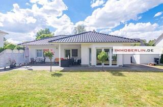 Haus kaufen in 14554 Seddiner See, IMMOBERLIN.DE - Attraktiver Bungalow mit Sonnengarten & Garage