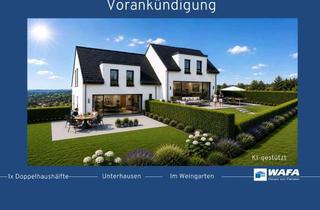 Doppelhaushälfte kaufen in 72805 Lichtenstein, Vorankündigung - Doppelhaushäfte mit Panoramablick -Unterhausen