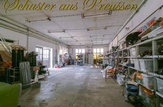 Gewerbeimmobilie mieten in 16348 Wandlitz, Schuster aus Preussen - Halle für Fahrzeuge oder Gewerbe auf einem Gewerbehof an der B 167 zu ver...