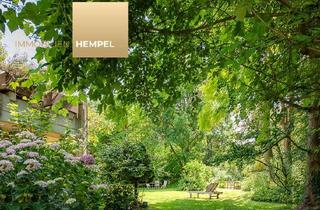 Wohnung kaufen in 40668 Meerbusch, Cottage-Flair am See, Drei-Zimmer-Wohnung mit Gartenparadies am Latumer See in Meerbusch Lank-Latum
