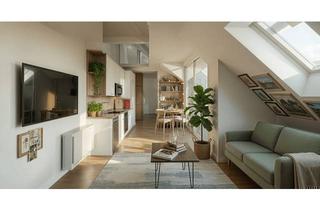 Wohnung kaufen in 12043 Neukölln, Moderne Neubau-Dachgeschosswohnung nahe Reuterkiez – Galerie, hohe Decken & energieeffizient