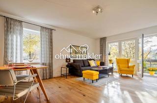 Wohnung mieten in 81545 München, Großzügige, lichtdurchflutete 2-Zimmer-Wohnung, voll möbliert, in Bestlage München-Harlaching