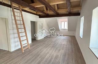 Wohnung mieten in 86529 Schrobenhausen, Dachgeschosswohnung mit Sichtdachstuhl-Erstbezug nach Sanierung in zentraler Lage von Schrobenhausen