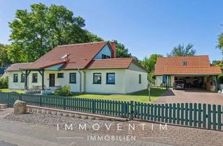 Einfamilienhaus kaufen in 18249 Tarnow, Wohnen mit Urlaubsgefühl – Einfamilienhaus mit Pool, Wintergarten, Gästehaus & PV-Anlage