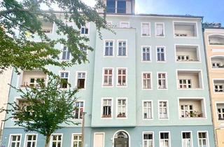 Anlageobjekt in 10247 Friedrichshain, Kapitalanlage: Gepflegte Wohnung im Vorderhaus, 1. OG mit Balkon, Fischgrätparkett, Dielen