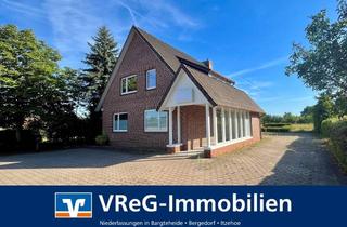Einfamilienhaus kaufen in 21037 Hamburg, Hamburg-Kirchwerder: Einfamilienhaus mit Anbau, Einliegeroption & großem Grundstück im Grünen