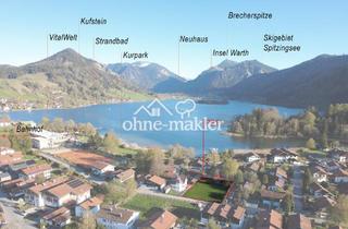 Immobilie kaufen in 83727 Schliersee, Grundstück mit Seeblick und Baugenehmigung 3 Familienhaus ohne Maklergebühr