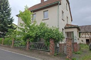 Einfamilienhaus kaufen in 07381 Pößneck, Pößneck - freistehendes Einfamilienhaus in ruhiger Lage mit Nebengelass | G
