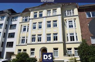 Wohnung kaufen in 24105 Blücherplatz, Vermietete charmante 3,5 Zimmer-Altbauwohnung in Kiel-Blücherplatz