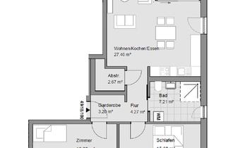 Wohnung mieten in Absenreuterweg 30, 88213 Ravensburg, 3-Zimmer Neubau Wohnung in Ravensburg West