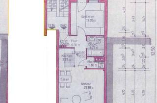 Wohnung mieten in 55252 Mainz-Kastel, 2 Zimmer inkl. integr. Küchenbereich (ohne Küchenmobilar), Bad, Kammer, Kellerraum u. Balkon