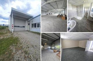 Geschäftslokal mieten in 99444 Blankenhain, Produktions-/Warmlagerhalle mit Büro & Sozialtrakt + zusätzl. Freifläche möglich