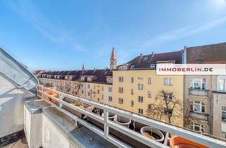 Wohnung kaufen in 12051 Berlin, IMMOBERLIN.DE - Stimmungsvolle Dachgeschosswohnung mit Südterrasse in komfortabler Neukölln-Lage