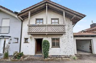 Doppelhaushälfte kaufen in 84503 Altötting, Familienoase: Großzügige Doppelhaushälfte mit sonnigem Garten, Holzbalkonen und behaglichem Holzofen