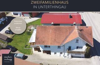Haus kaufen in 87647 Unterthingau, Viel Platz für Generationen – Zweifamilienhaus mit Ausbaupotenzial in Unterthingau
