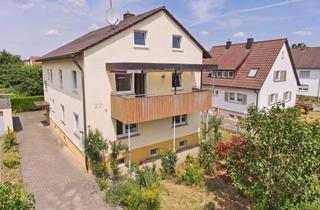 Haus kaufen in 71706 Markgröningen, Großzügiges Zweifamilienhaus mit Garten & Ausbaureserve - für Familien & Mehrgenerationen