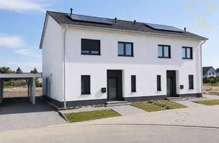 Haus mieten in 06847 Kochstedt, Energieeffiziente Neubau-DHH mit Carport und Stellplatz zur Miete in Dessau-Kochstedt