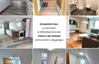 Haus mieten in Gerberzwinger 22, 97653 Bischofsheim, Leben wo andere Urlaub machen ☆Altstadt☆ ☆Ruhig☆ ☆Homeoffice☆