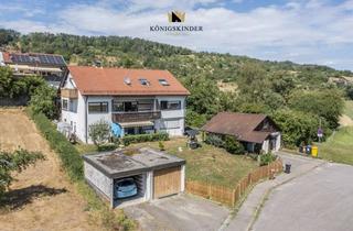 Anlageobjekt in 73635 Rudersberg, Renditeobjekt: gut vermietetes Mehrfamilienhaus mit Weitblick in ruhiger Hanglage zu verkaufen