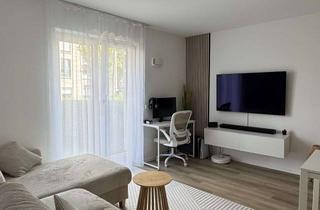 Immobilie mieten in Fliederstraße 18b, 86356 Neusäß, Schöne, voll möblierte 1-Zi.-Wohnung mit Garten (auf Zeit)