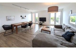 Wohnung kaufen in 24235 Stein, MOIN MEERBLICK! Erste Reihe, bester Blick: Unverbaubarer Weitblick im Erdgeschoss!
