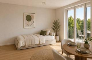 Wohnung mieten in Otto-Hahn-Straße 40, 93053 Galgenberg, Charmante 1-Zimmer-Eckwohnung mit Balkon und gemeinschaftlicher Dachterrasse – ideal für Studierende