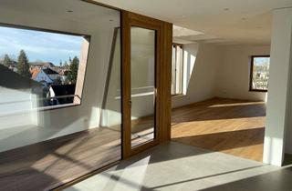 Penthouse mieten in 76227 Durlach, Exklusive Penthouse-Maisonette mit Galerie, 2 Loggien & passiver Kühlung