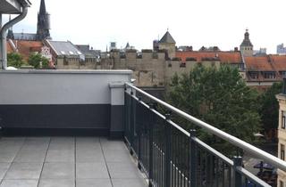 Penthouse mieten in Ebertplatz, 50668 Altstadt-Nord, Luxuriöse 3-Zimmer-Penthousewohnung mit Einbauküche & Waschtrockner, Klimaanlage und Markiesen
