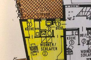 Wohnung mieten in 70199 Süd, Stilvolle 1-Zimmer-Wohnung mit Balkon und Einbauküche in Stuttgart