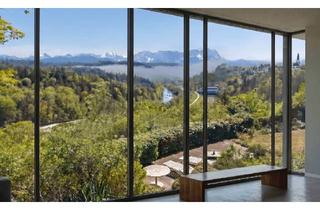 Villa kaufen in 82049 Pullach, WEITBLICK-VILLA 10km vom MÜNCHNER Marienplatz mit spektakulärem Blick 80km direkt auf die Zugspitze