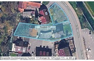 Grundstück zu kaufen in Ensinger Str. 13, 71665 Vaihingen an der Enz, Sofortiger Projektstart: Baugenehmigtes Areal für 12 WE (ca. 582 m² Wfl.)