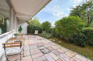 Wohnung kaufen in 82008 Unterhaching, FIRSTPLACE: 4-Zimmer-EG-Wohnung mit großer Westterrasse & Gartenbereich - Unterhaching