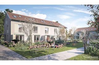 Wohnung kaufen in Peter-Wolfram-Straße 28, 85540 Haar, Haarer-Modell-Kapitalanlage m. 25 J. Bindung: 4-Zi.-REH in WEG m. Privatgarten u. direktem TG-Zugang