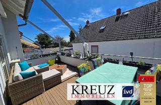 Wohnung kaufen in 64521 Groß-Gerau, Moderne Maisonette-Dachgeschosswohnung mit großem Privatgarten