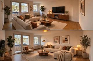 Wohnung kaufen in Steinstraße, 12307 Lichtenrade, Sanierte 2-Zimmer Wohnung (provisionsfrei!) mit Südbalkon und Stellplatz