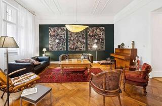 Wohnung kaufen in Mommsenstraße 61, 10629 Charlottenburg, Stuck, Fischgrät & Flügeltüren: Herrschaftliche Familienwohnung in bester Lage Charlottenburgs!