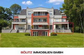 Wohnung kaufen in 15526 Bad Saarow, Traumhaftes Wohnen mit Seeblick & -zugang in Bad Saarow: 3-Zimmer-Whg mit Terrasse & 2 Stellplätzen