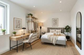 Wohnung mieten in Gebhard-Ott-Straße, 90443 Steinbühl, Vollmöblierte 2-Zimmer-Dachgeschosswohnung mit großer Küche und modernem Bad