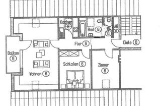 Wohnung mieten in 72218 Wildberg, Wohnen mit Charakter: 3,5-Zimmer-Dachgeschosswohnung in Wildberg