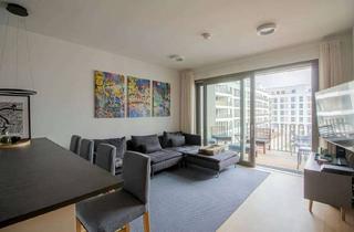 Wohnung mieten in Landsberger Allee 28B, 10249 Friedrichshain, Hochwertig möblierte 3-Zimmer-Wohnung mit 2 Bädern, Balkon und Homeoffice-Arbeitsplatz