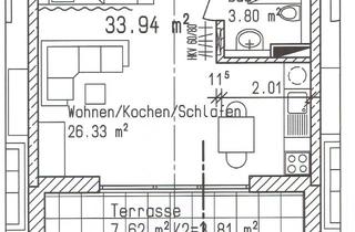 Wohnung mieten in Wallbergstr., 85570 Markt Schwaben, Helle 1-ZImmer Wohnung mit Terrasse
