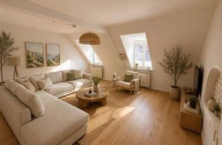 Wohnung mieten in Adlerstr. 32, 65183 Wiesbaden, Erstbezug nach Sanierung: Helle und geräumige 2,5-Zimmer Dachgeschosswohnung, moderne Einbauküche