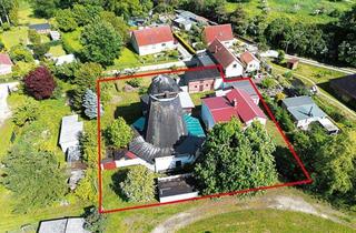 Haus kaufen in An Der Kleinbahn, 17098 Friedland, Wohnhaus mit denkmalgeschützter Holländerwindmühle 17098 Friedland, An der Kleinbahn 2
