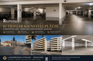 Immobilie kaufen in 80687 Laim, 10 Stellplätze in Top Lage - direkt am Laimer Bahnhof - an der Landsberger Straße