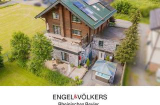 Villa kaufen in 53940 Hellenthal, Wellnessoase in ländlicher idylle: Holzblock-Villa mit Einliegerwohnung