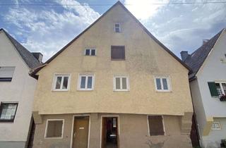 Haus kaufen in Zenettistraße 34 a, 89415 Lauingen, Historisches Stadthaus mit großem Entwicklungspotenzial im Herzen der Lauinger Altstadt