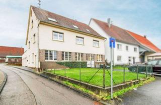 Haus kaufen in 72406 Bisingen, Wohnhaus mit integrierter Werkhalle + schöner Außenbereich + viele Parkplätze
